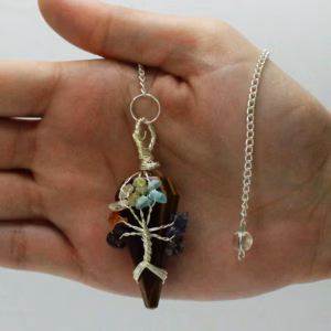 Magic Pendulum - Seven Chakra - Tigereye