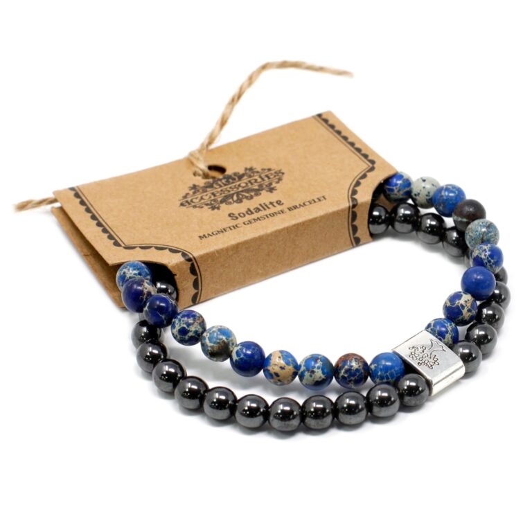 Magnetic-Gemstone-Bracelet-Sodalite
