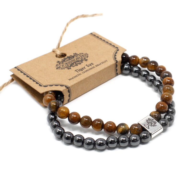 Magnetic-Gemstone-Bracelet-Tiger-Eye