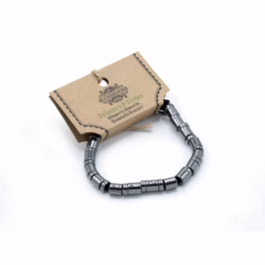 Magnetisk Armbånd Hematitt Shamballa - Sylindere Og Sirkler