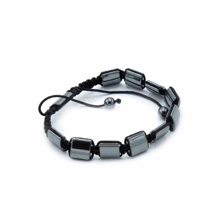 Magnetic-Hematite-Shamballa-Bracelet-Double-Cuboids