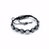Magnetisk Armbånd Hematitt Shamballa - Runde Flater - Bilde 2