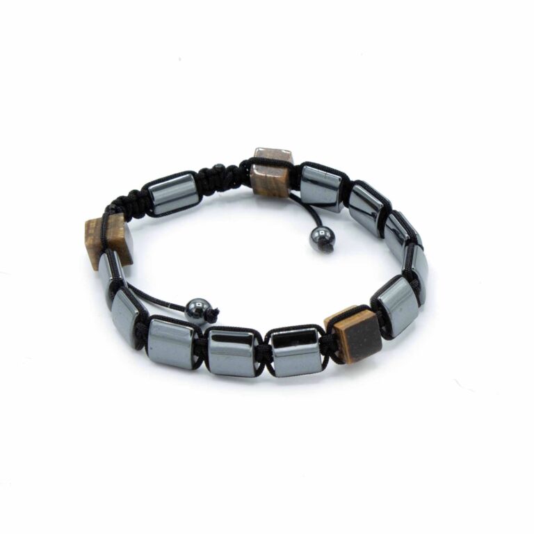 Magnetic-Hematite-Shamballa-Bracelet-Tiger-Eye-Cuboids