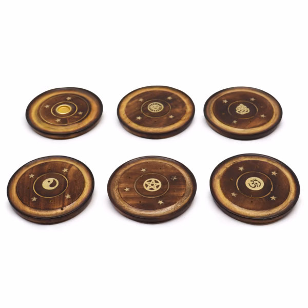 Mango Wood Disc 10Cm (Cone &Amp; Incense) - Imagen 7