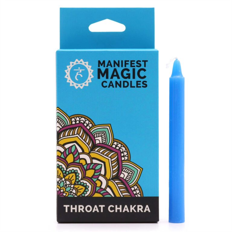 Manifest-Magic-Candles-pack-of-12-Blue-Throat-Chakra