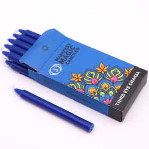 Velas Mágicas (Packde 12) - Azul Oscuro - Chakra del Tercer Ojo