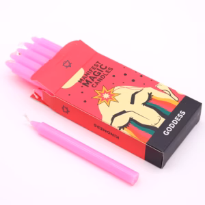 Manifest Magic Candles - Pack of 12 - Pink - Goddess