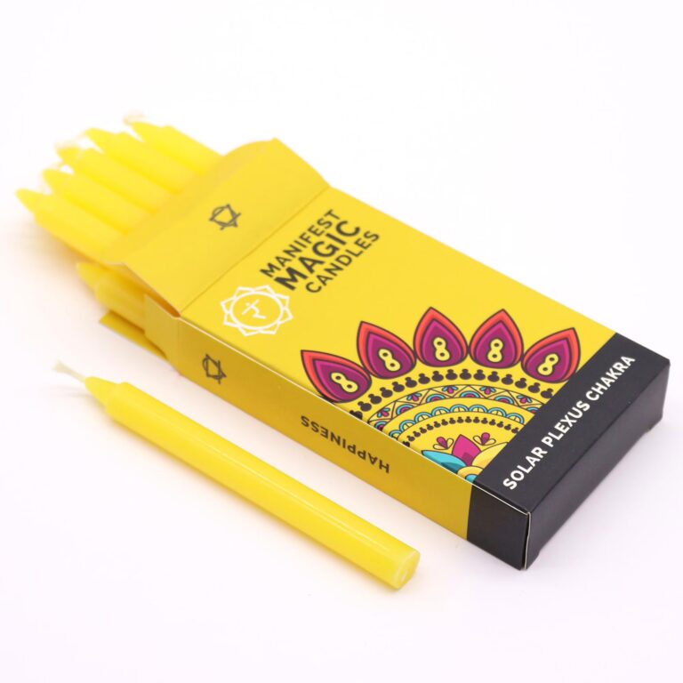 Manifest-Magic-Candles-pack-of-12-Yellow-Solar-Plexus-Chakra