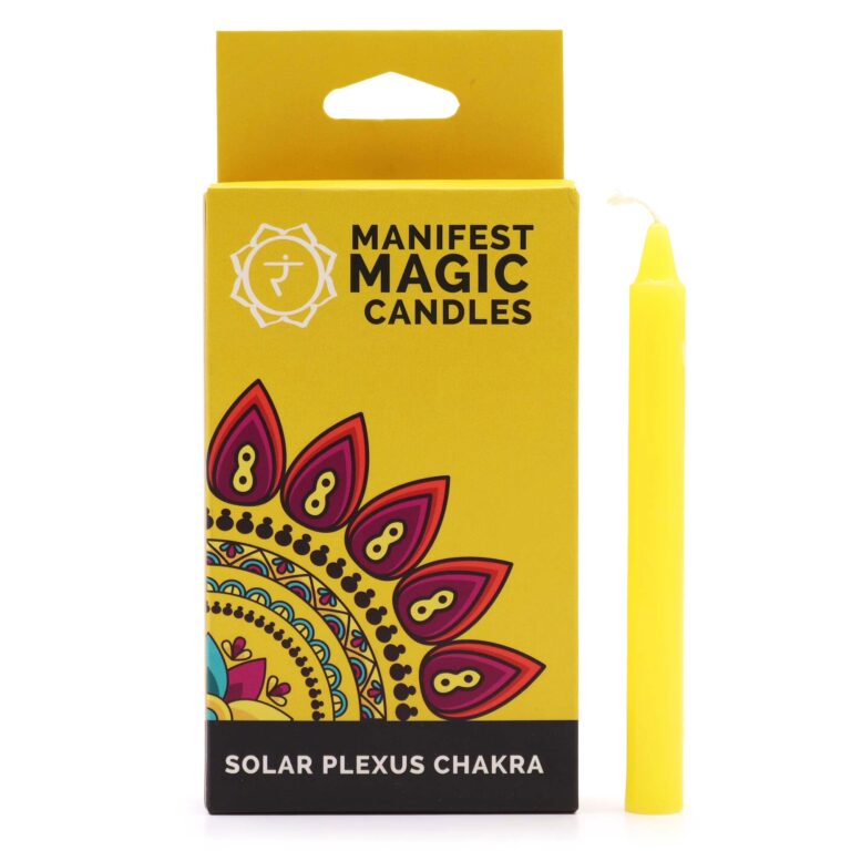 Manifest-Magic-Candles-pack-of-12-Yellow-Solar-Plexus-Chakra
