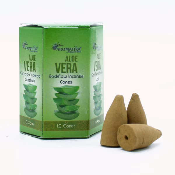 Paquet De 10 Cônes D'Encens Masala À Refoulement - Aloe Vera