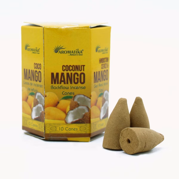 Masala Backflow Incense Pack Of 10 - Coconut &Amp; Mango