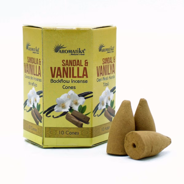 Masala Backflow Incense Pack Of 10 - Sandalwood &Amp; Vanilla