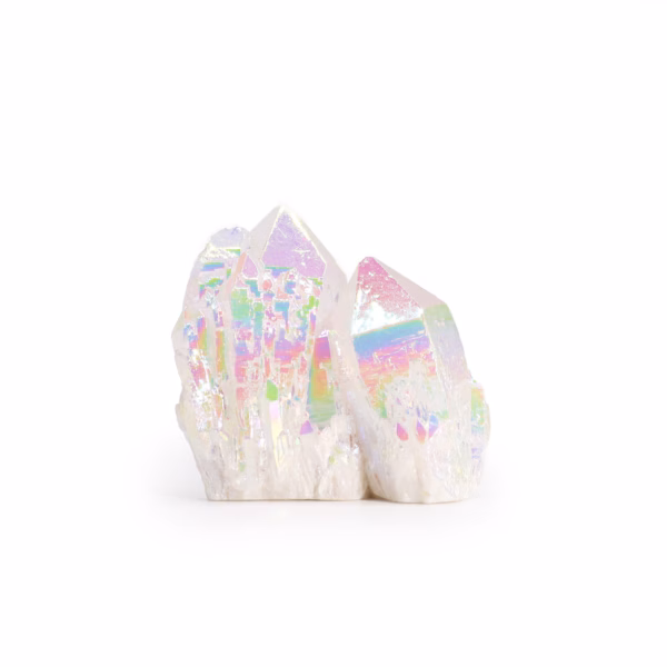 Naturlig Kvarts - Aura Angel Quartz (Ca. 100-150gm 7-10Cm)