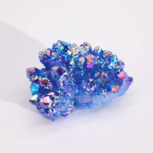 Naturlig Kvarts - Aura Aqua Halo Quartz (ca. 100 - 150g 7 - 10cm)