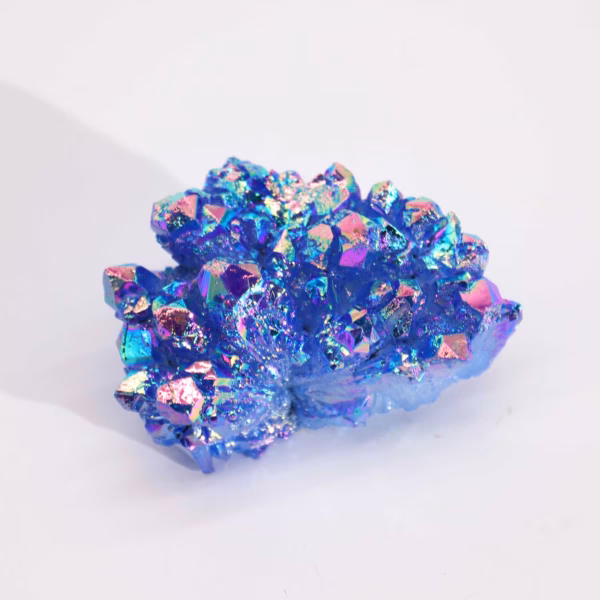 Naturlig Kvarts - Aura Aqua Halo Quartz (Ca. 100-150G 7-10 Cm) - Bilde 3