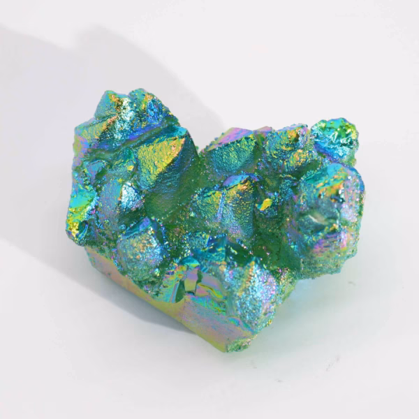 Naturlig Kvarts - Aura Green Flame Quartz (Ca. 100-150gm 7-10Cm) - Bilde 3