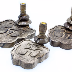 Mango Wood Backflow Burner - Ohm - Medium