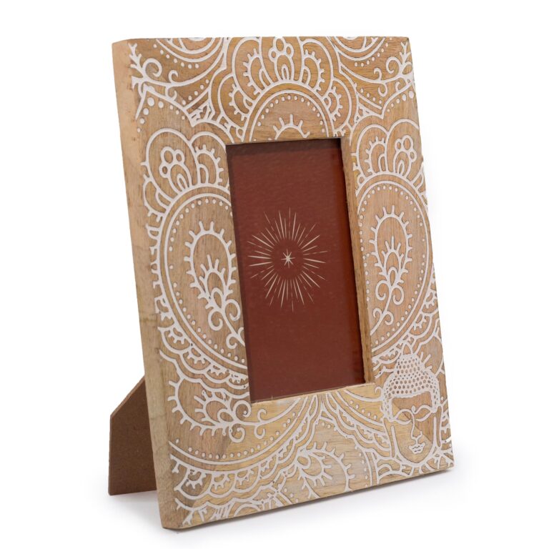 Med-Mango-Wood-Picture-Framel-for-10x15cm-26x20x2cm-Buddha-White