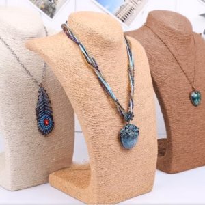 Necklace Display - Coffee - Medium