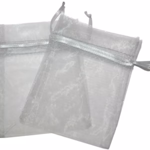 Organza Bag - Grå Medium