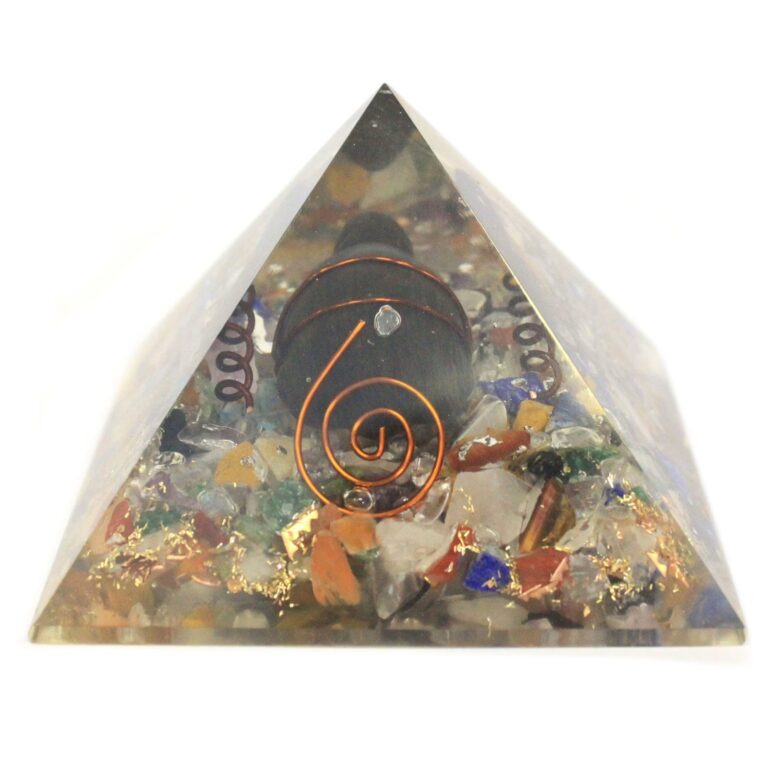 Med-Orgonite-Pyramid-60mm-Gemchips-Copper-Turtle