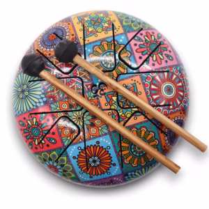 Steel Tongue Happy Drums Flerfarget - 17x13cm