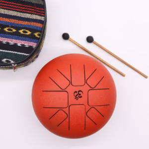 Steel Tongue Happy Drums - Mediano OM Rojo