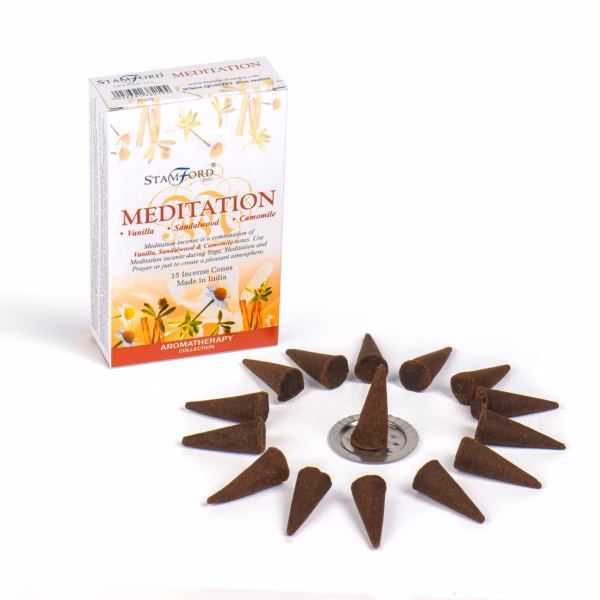 Meditation Räucherkegel