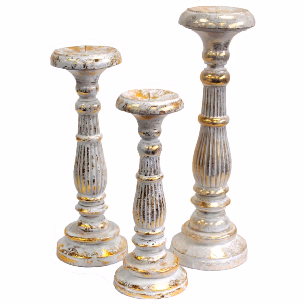 Medium Lysestage - Hvidguld - Image 2