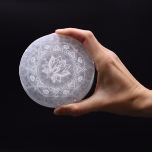 Charging Plate - Lotus Mandala - Medium
