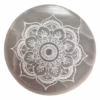 Medium Selenitplatten 10cm -  Lotus Mandala – Bild 5