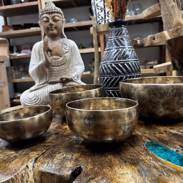 Nepalsk Måneskål - (Ca. 750G) - 15 Cm - Bilde 6
