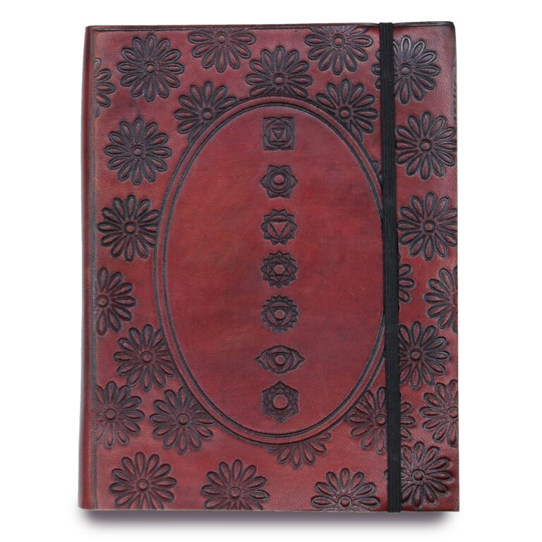 Medium-Notebook-with-strap-Chakra-Mandala