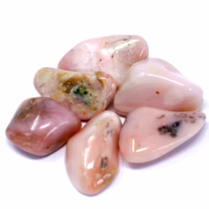 Pakke med 24 Medium Tromlede Stener - Peruansk Opal (B-Kvalitet)