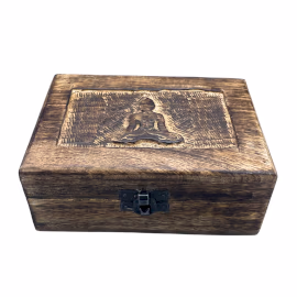 Minneboks I Tre 15x10x6cm - Buddha Medium