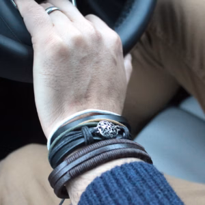 Mens Bracelet Sets - Black & Macho - Asst