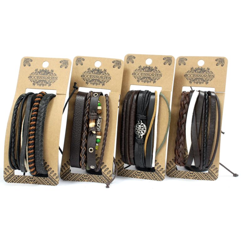 Mens-Bracelet-Sets-Dark-Handsome-asst
