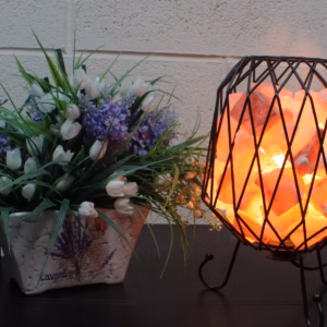 Mesh Salt Rock Brazier