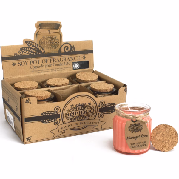 Midnight Rose Soy Pot Of Fragrance Candle - Bilde 2