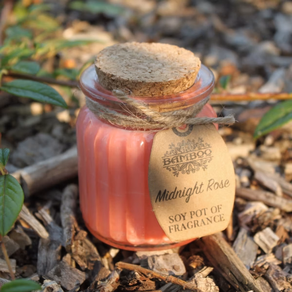 Midnight Rose Soy Pot Of Fragrance Candle - Bilde 3