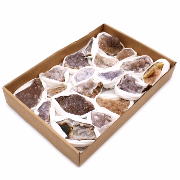 Exemplar Av Mineraler - Ametist (Ca 20 Stycken) - Bild 2