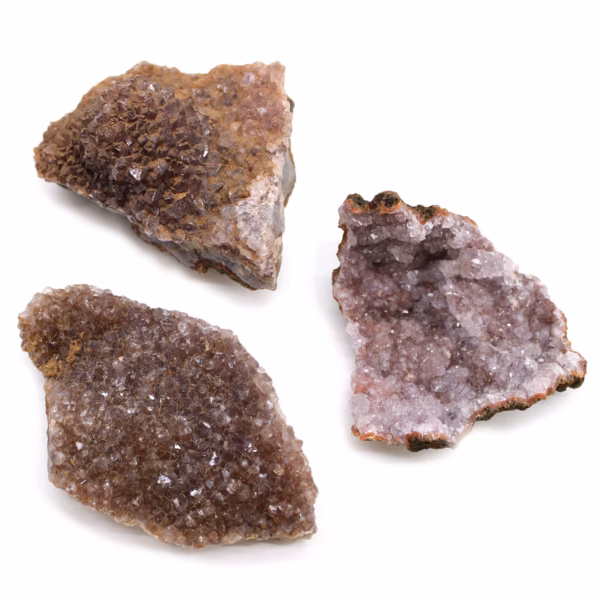 Exemplar Av Mineraler - Ametist (Ca 20 Stycken)
