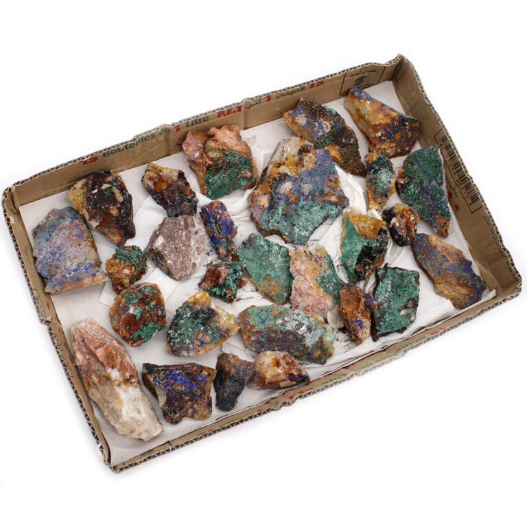 Mineral-Specimens-Azurite-Malachite-approx-20-pieces