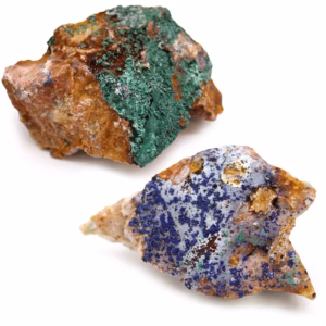 Mineralprøver - Azuritt Malakitt (Ca. 20 Stykker)