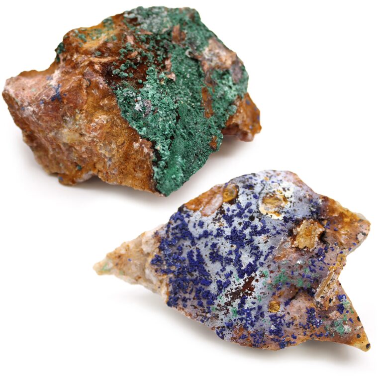 Mineral-Specimens-Azurite-Malachite-approx-20-pieces