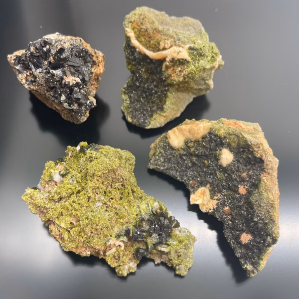 Mineralprøver - Epidot (Ca. 10 Stykker) - Bilde 9