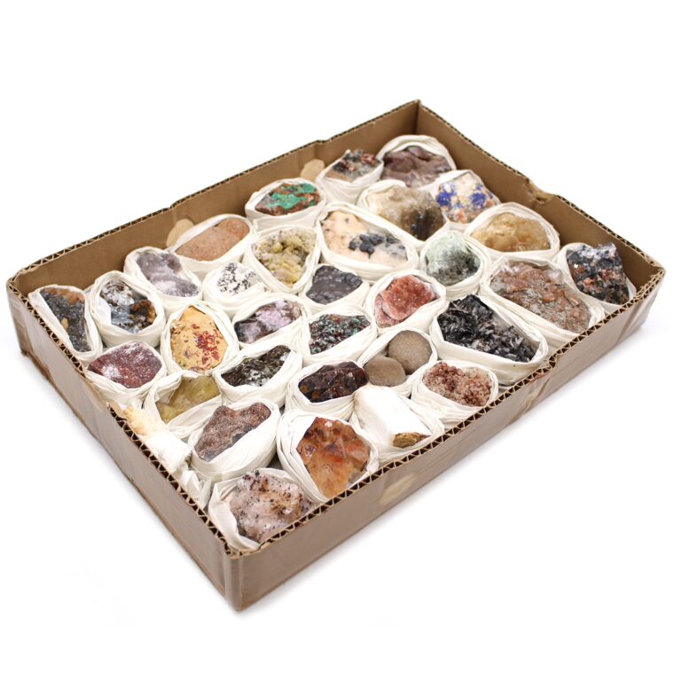 Mineral-Specimens-Mixed-Pieces-approx-24-pieces