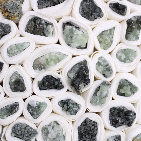 Exemplar Av Mineraler - Liten Prynit (Ca 100 Stycken) - Bild 4