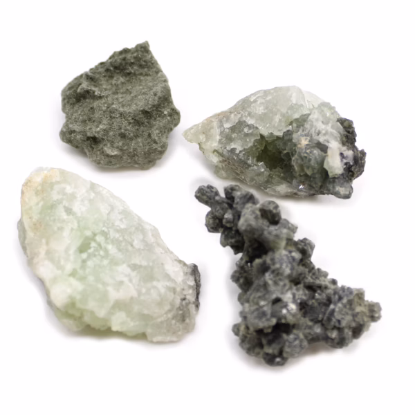 Exemplar Av Mineraler - Liten Prynit (Ca 100 Stycken) - Bild 6