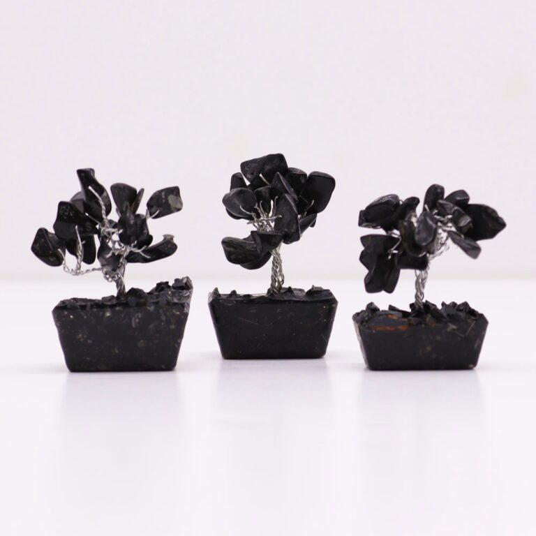 Mini-Gemstone-Trees-On-Orgonite-Base-Black-Agate-15-stones